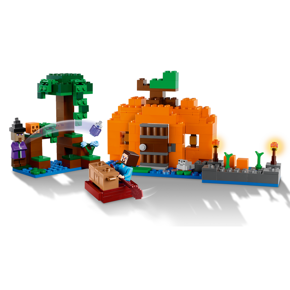 Combo Gaming 2: LEGO® Minecraft La Granja-Calabaza (21248) y LEGO® Sonic the Hedgehog™ Huida de Shadow the Hedgehog (76995)