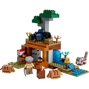 Combo Minecraft: Las Casas-Loro (21282) y La Expedición a la Mina del Armadillo (21269)