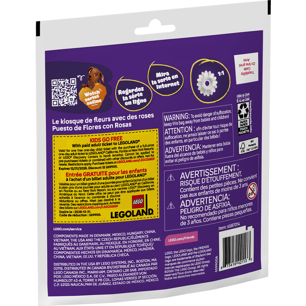 Puesto de Flores con Rosas