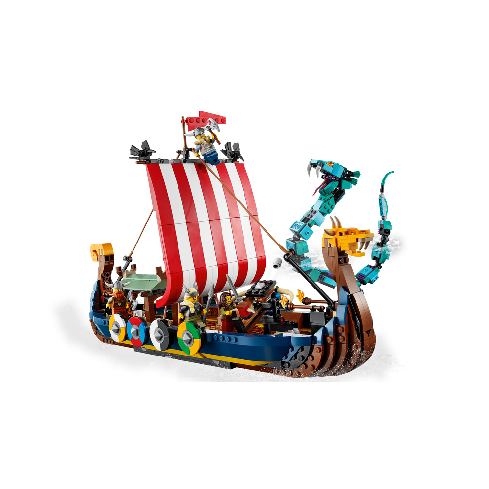 Barco Vikingo y Serpiente Midgard 31132 LEGO Creator