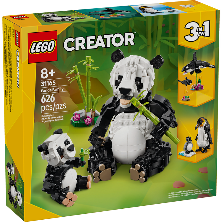 Fauna Salvaje: Familia de Pandas