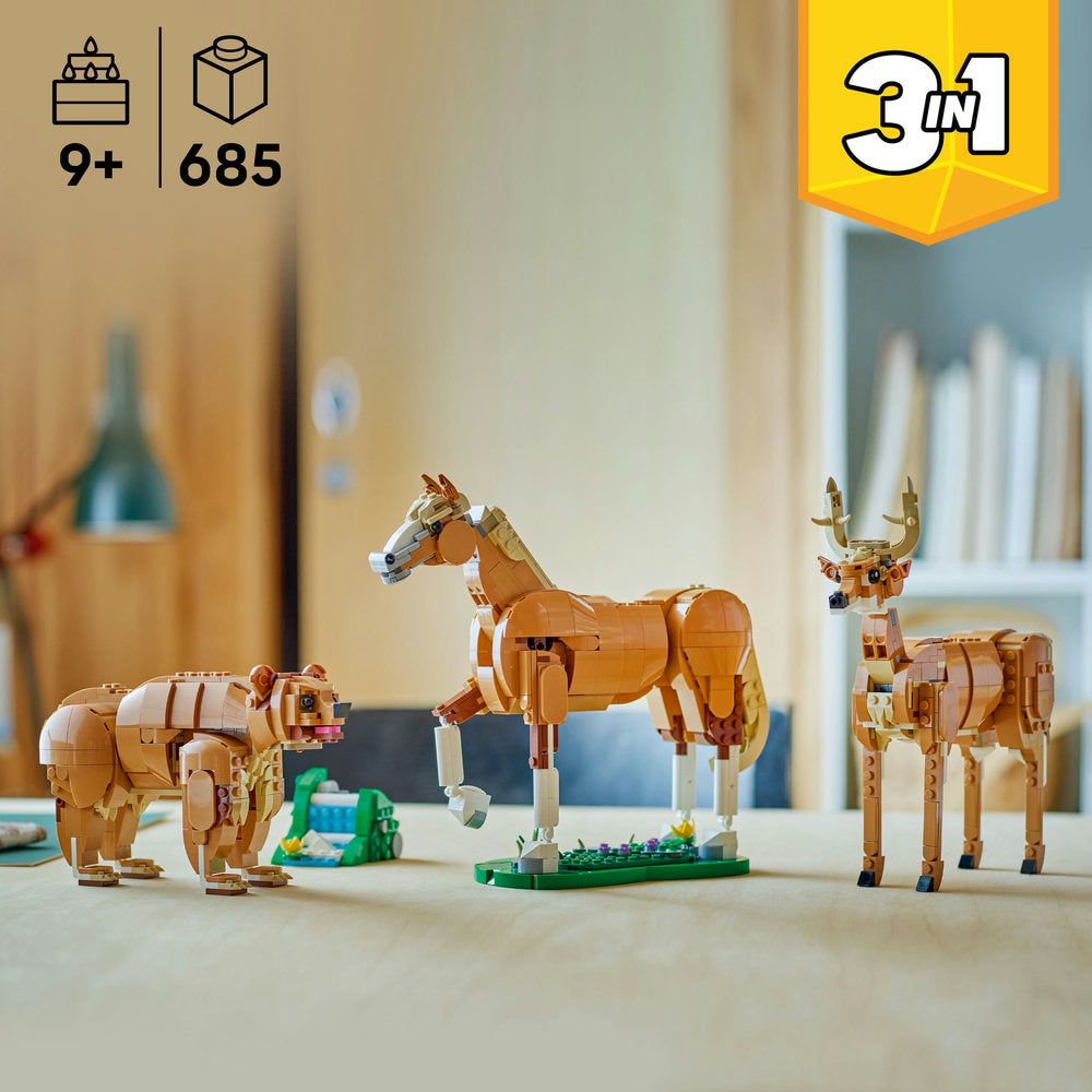 Combo Creator: Caballo Noble (31166) y Castillo de los Unicornios (31175)