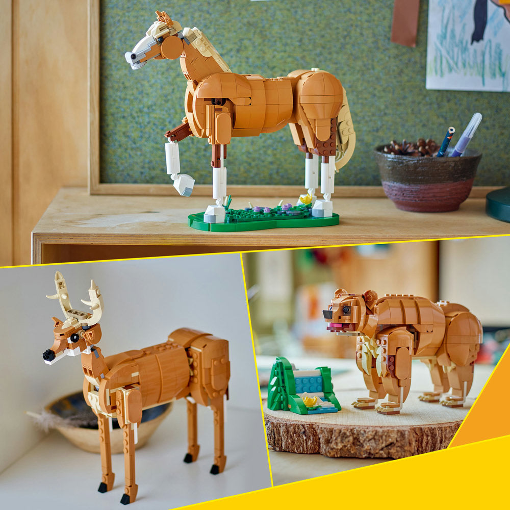 Combo Creator: Caballo Noble (31166) y Castillo de los Unicornios (31175)
