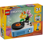 Tocadiscos con Flores