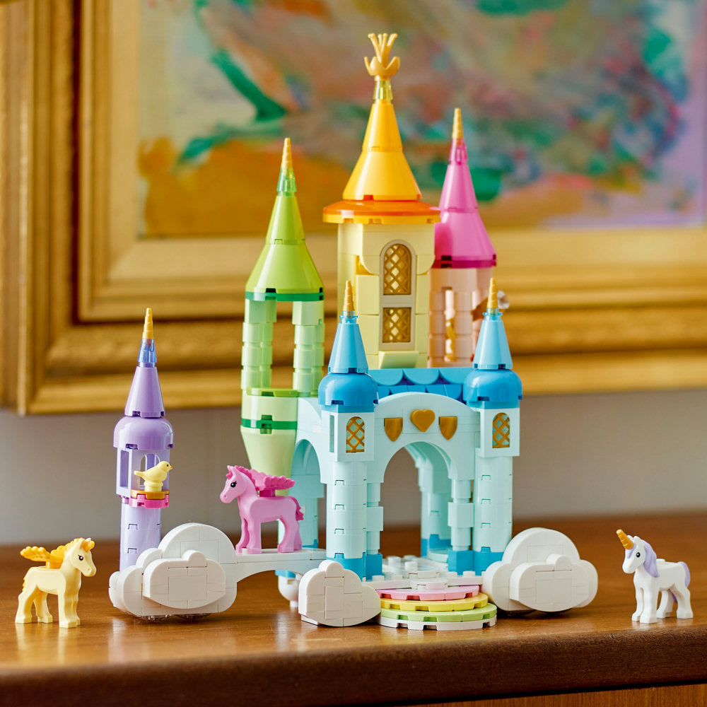 Combo Creator: Caballo Noble (31166) y Castillo de los Unicornios (31175)
