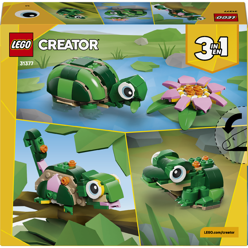 Tortuga con Flor de Nenúfar