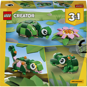 Tortuga con Flor de Nenúfar