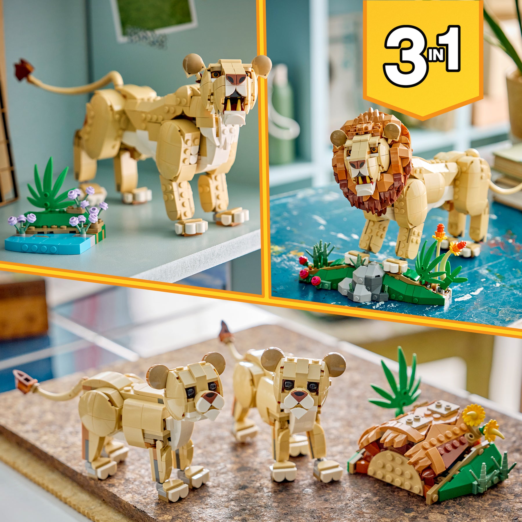 Fauna Salvaje: León Majestuoso