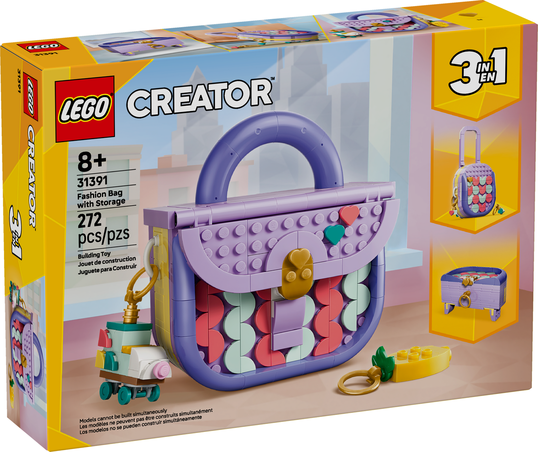 Bolso de Diseño Artístico con Compartimento