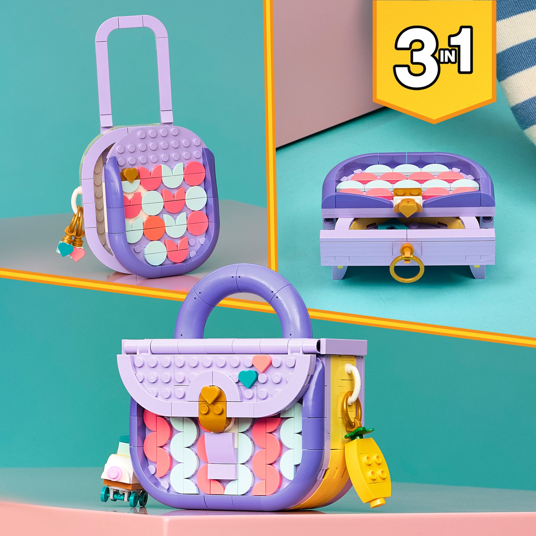 Bolso de Diseño Artístico con Compartimento