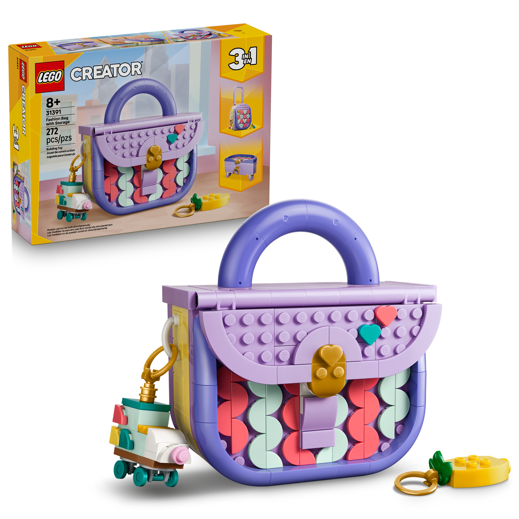 Bolso de Diseño Artístico con Compartimento
