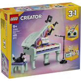Piano Musical Decorativo con Gato
