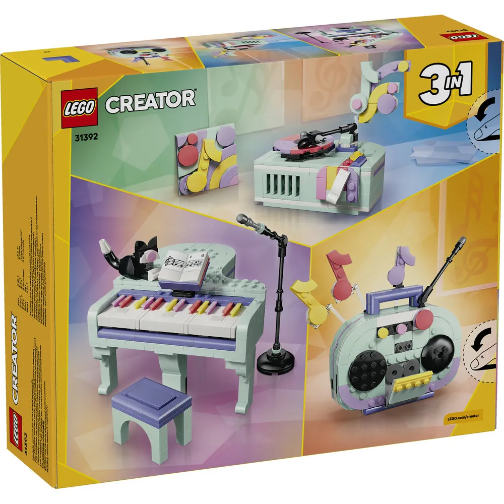 Piano Musical Decorativo con Gato