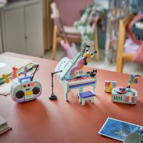 Piano Musical Decorativo con Gato