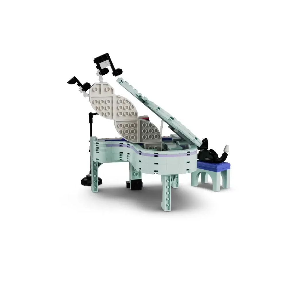 Piano Musical Decorativo con Gato