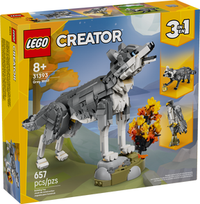 Animales del Bosque: Lobo Gris