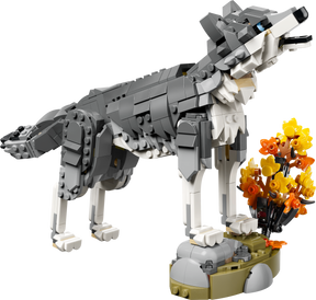 Animales del Bosque: Lobo Gris