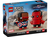 Figuras del Capitán América y Hulk Rojo