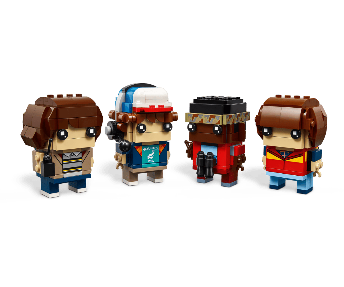 Figuras de Mike, Dustin, Lucas y Will