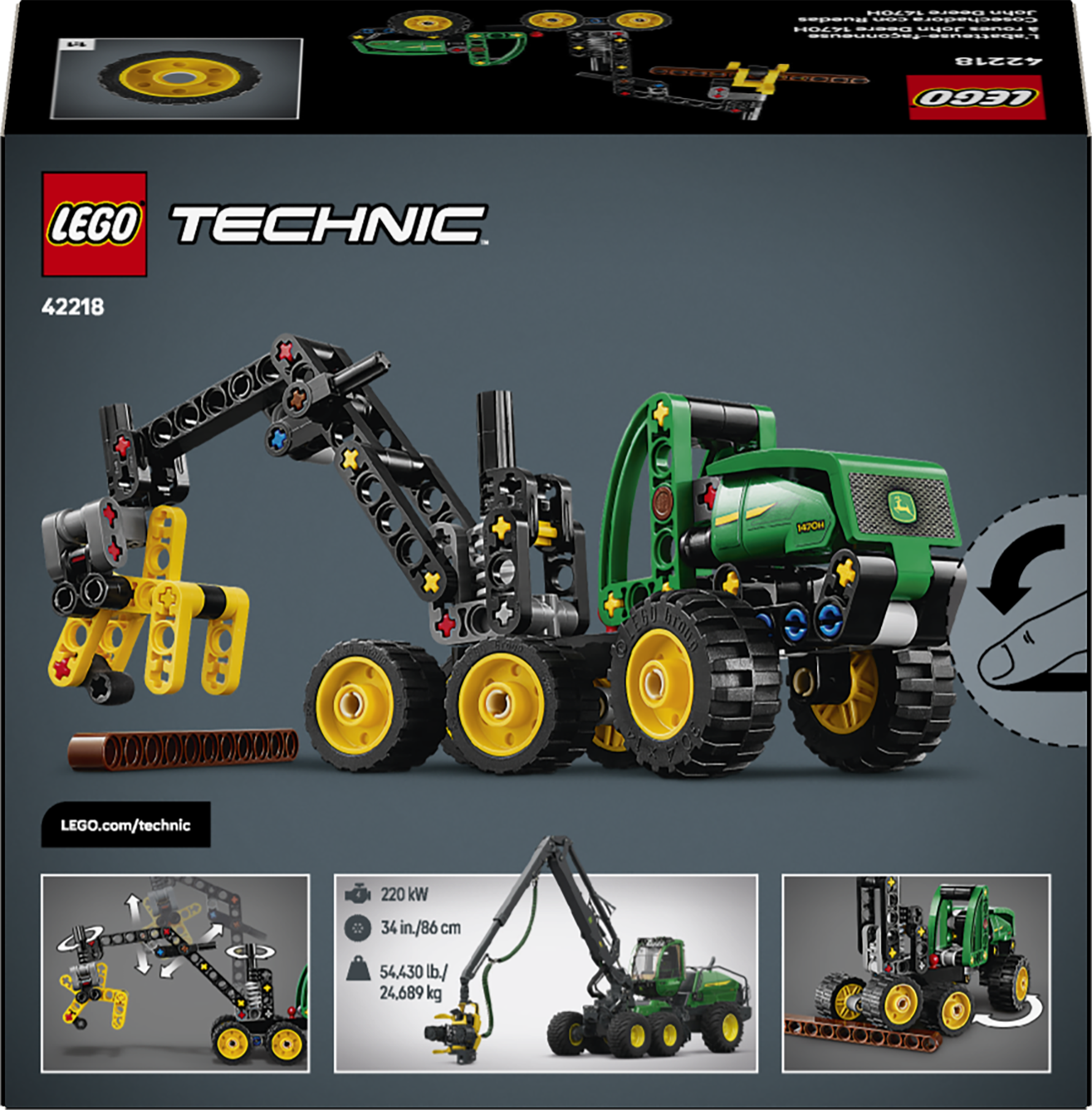 Cosechadora con Ruedas John Deere 1470H