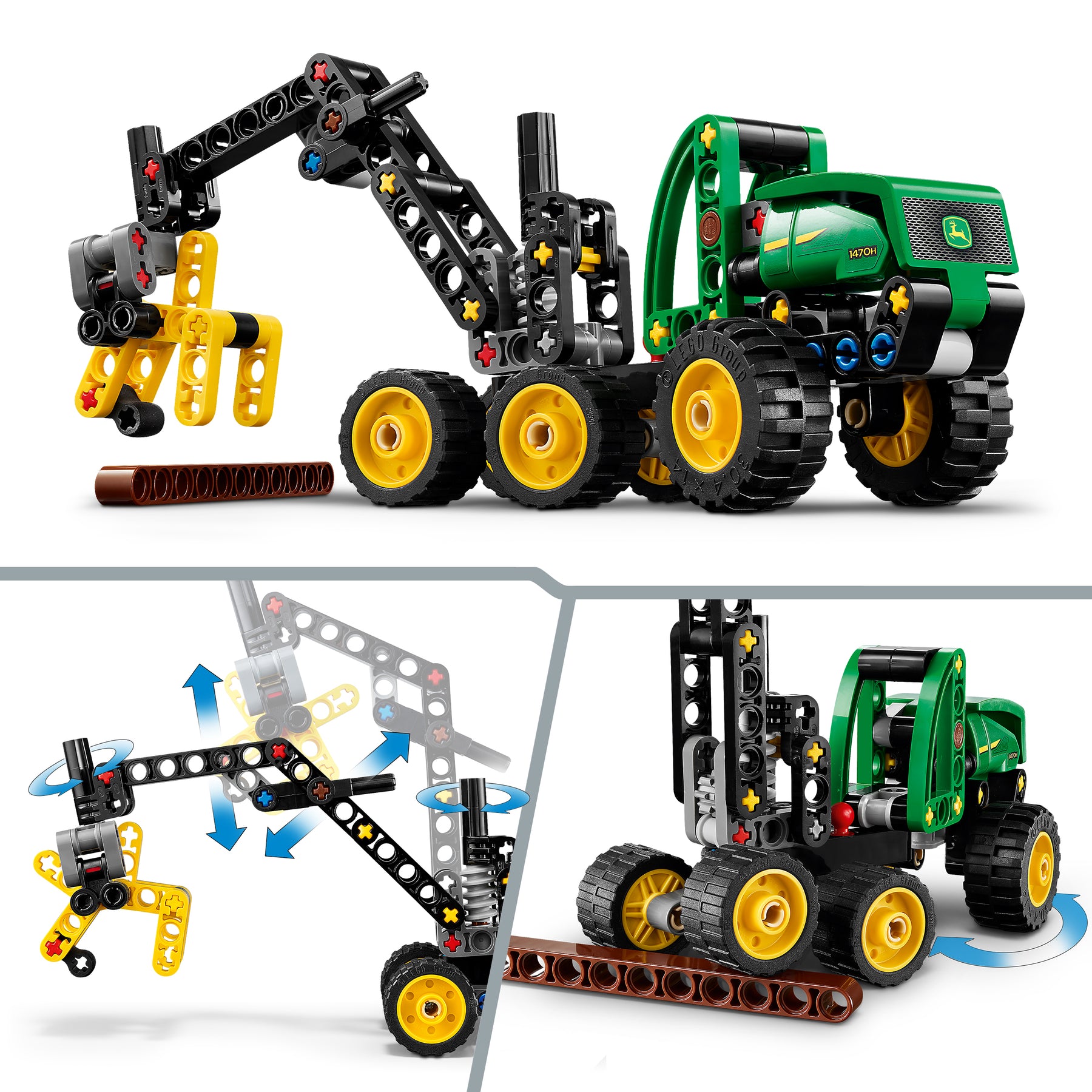 Cosechadora con Ruedas John Deere 1470H