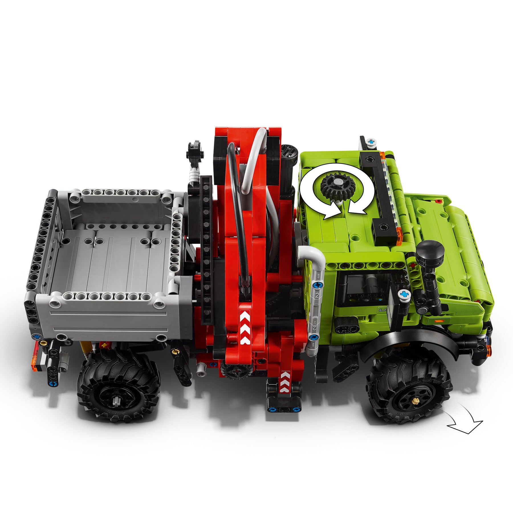 Mercedes-Benz Unimog U 5023 con Grúa