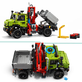 Mercedes-Benz Unimog U 5023 con Grúa