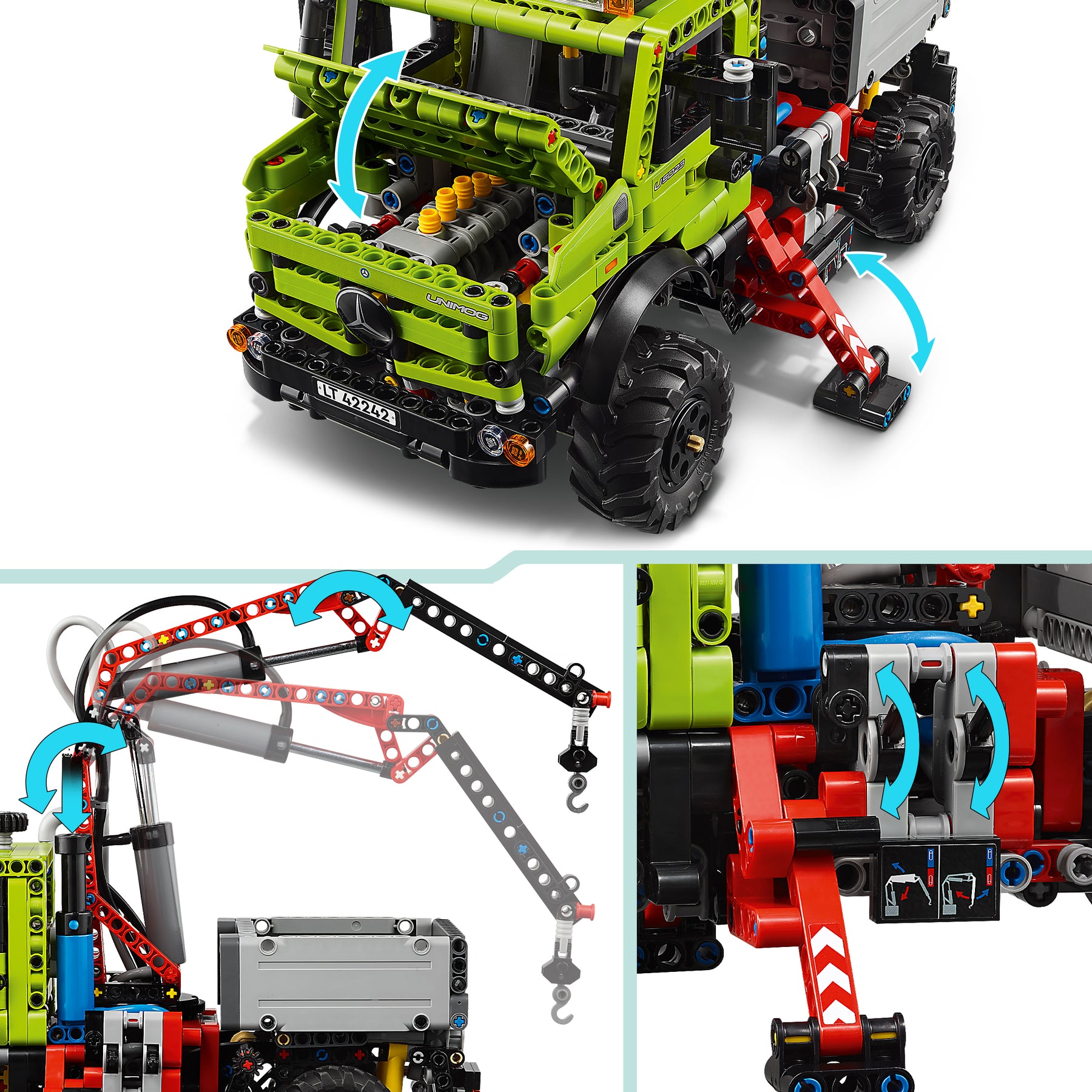 Mercedes-Benz Unimog U 5023 con Grúa