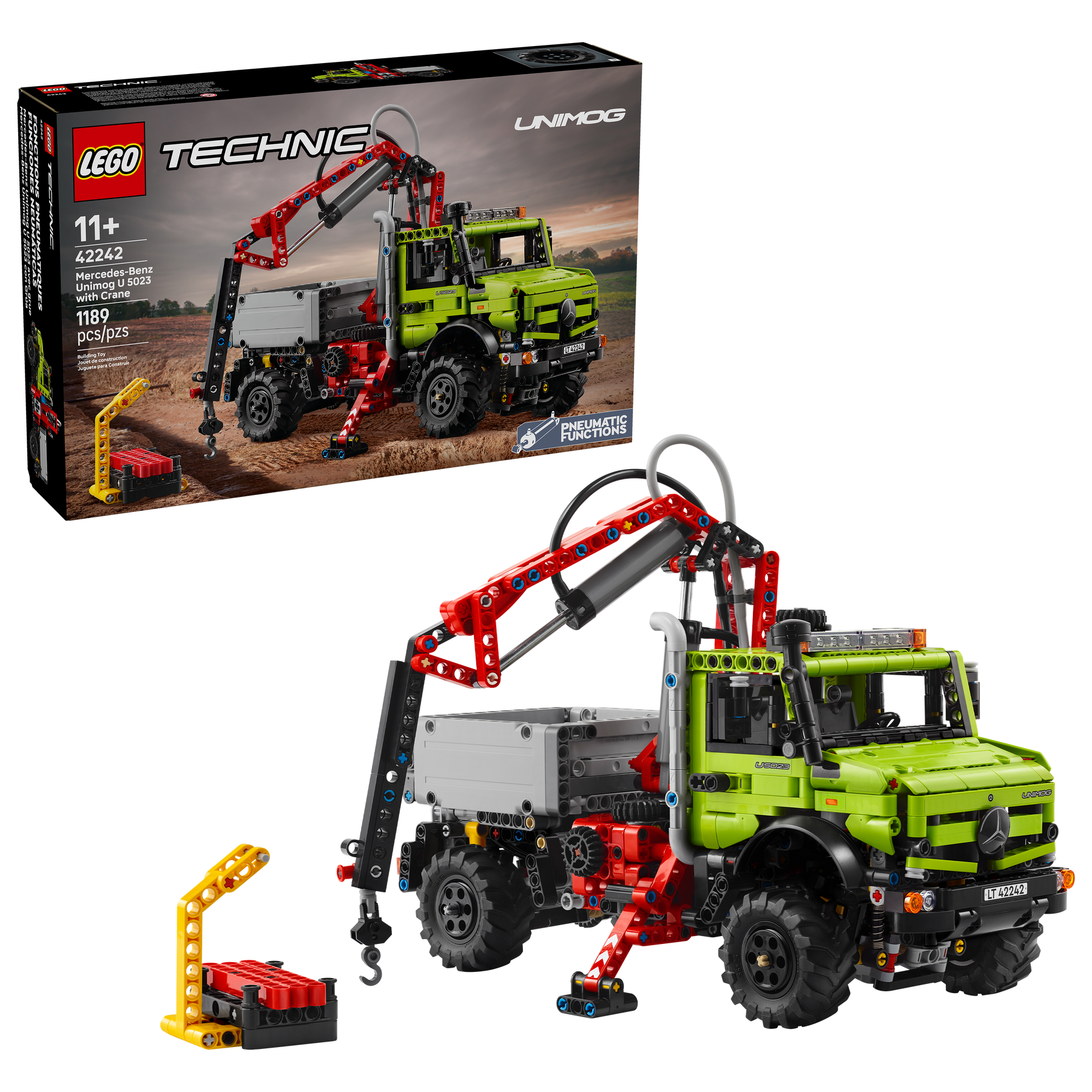 Mercedes-Benz Unimog U 5023 con Grúa