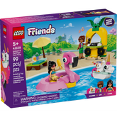 Fiesta en la Piscina con Flamenco y Unicornio