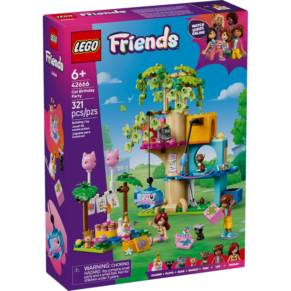 Fiesta de Cumpleaños y Casa del Árbol Felina
