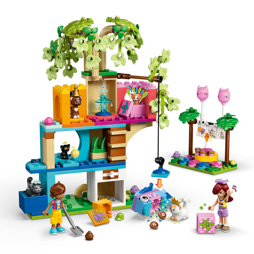 Fiesta de Cumpleaños y Casa del Árbol Felina