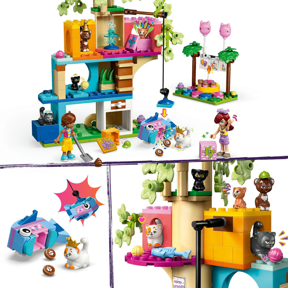 Fiesta de Cumpleaños y Casa del Árbol Felina