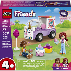 Coche-Unicornio de Reparto de Pasteles