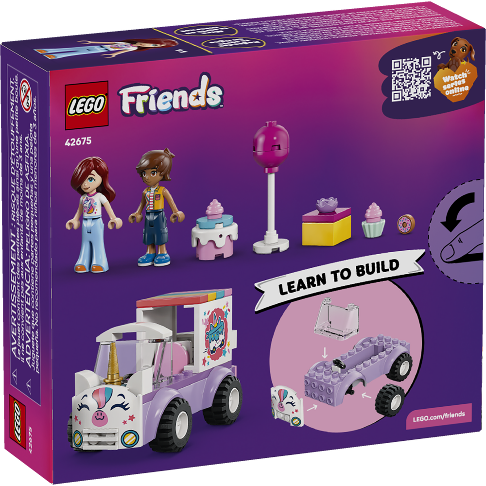Coche-Unicornio de Reparto de Pasteles