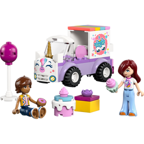 Coche-Unicornio de Reparto de Pasteles