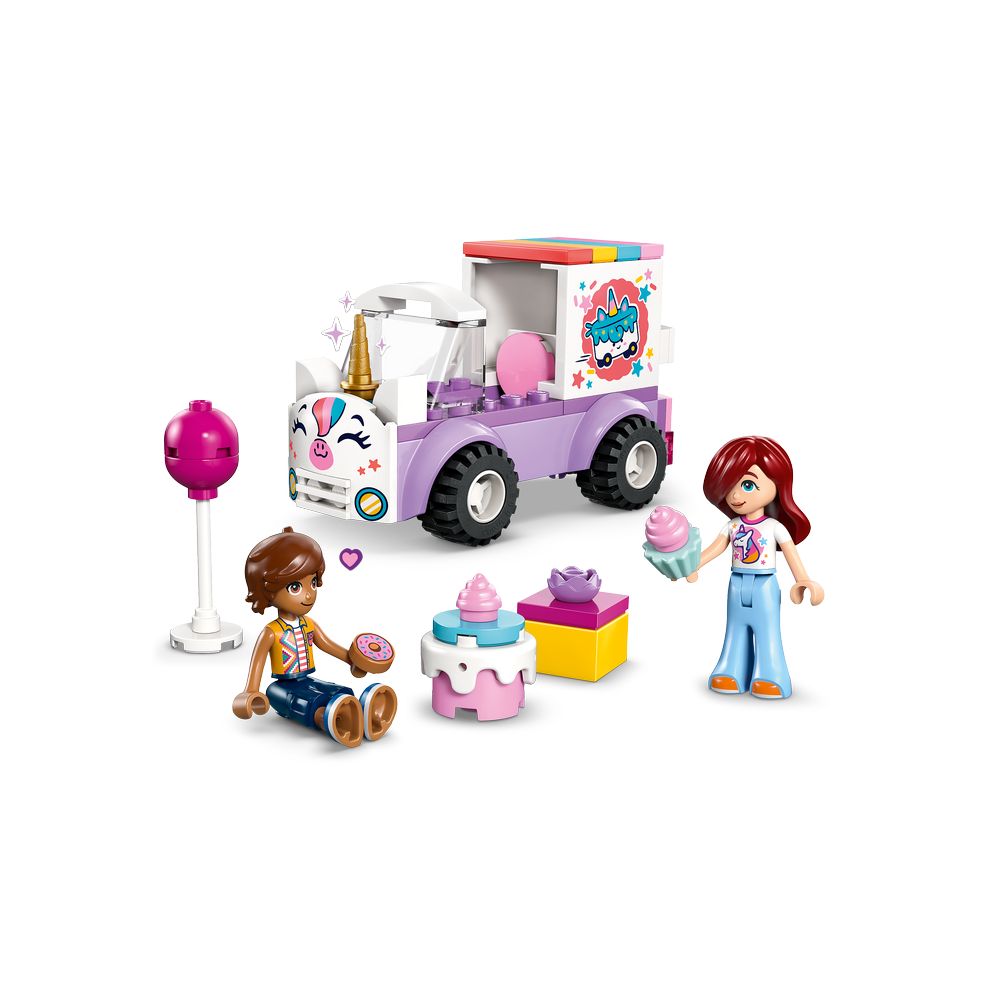 Coche-Unicornio de Reparto de Pasteles
