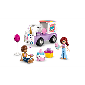 Coche-Unicornio de Reparto de Pasteles