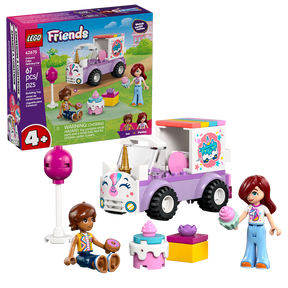 Coche-Unicornio de Reparto de Pasteles
