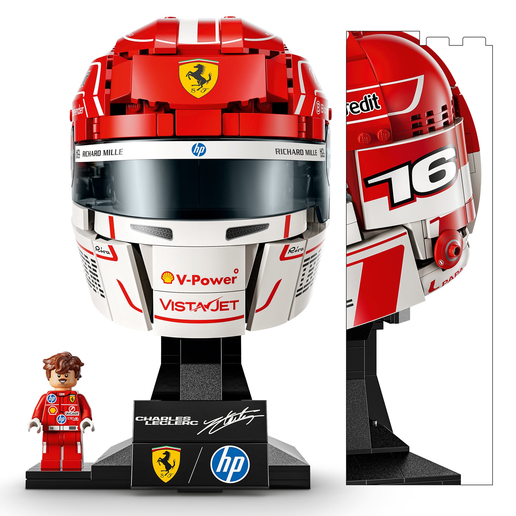 Scuderia Ferrari HP: Casco de Charles Leclerc