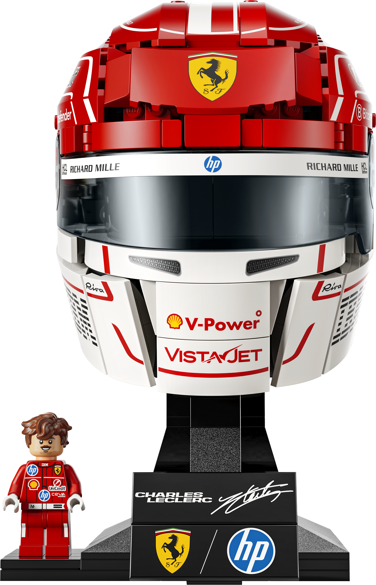 Scuderia Ferrari HP: Casco de Charles Leclerc