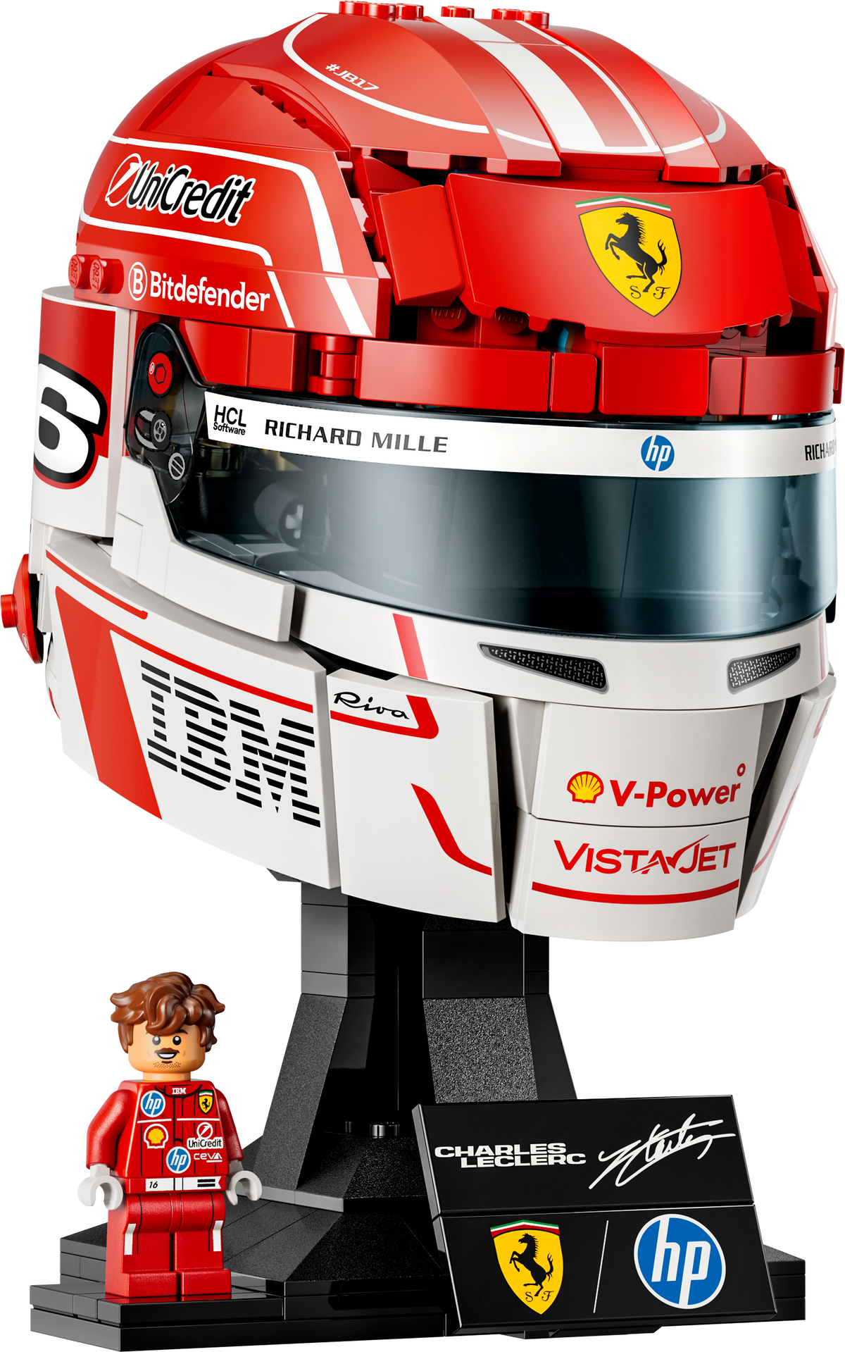 Scuderia Ferrari HP: Casco de Charles Leclerc
