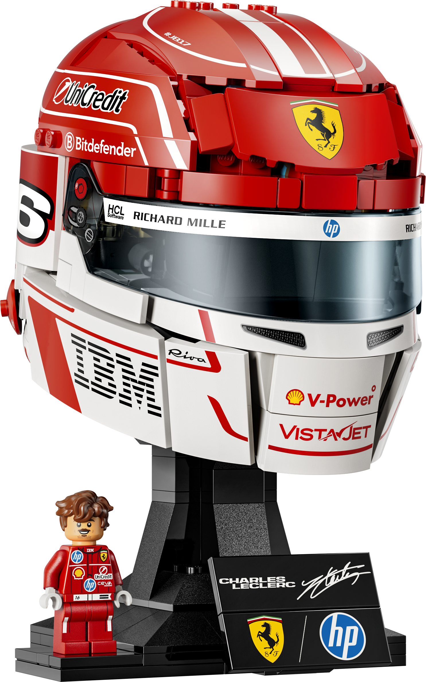 Scuderia Ferrari HP: Casco de Charles Leclerc