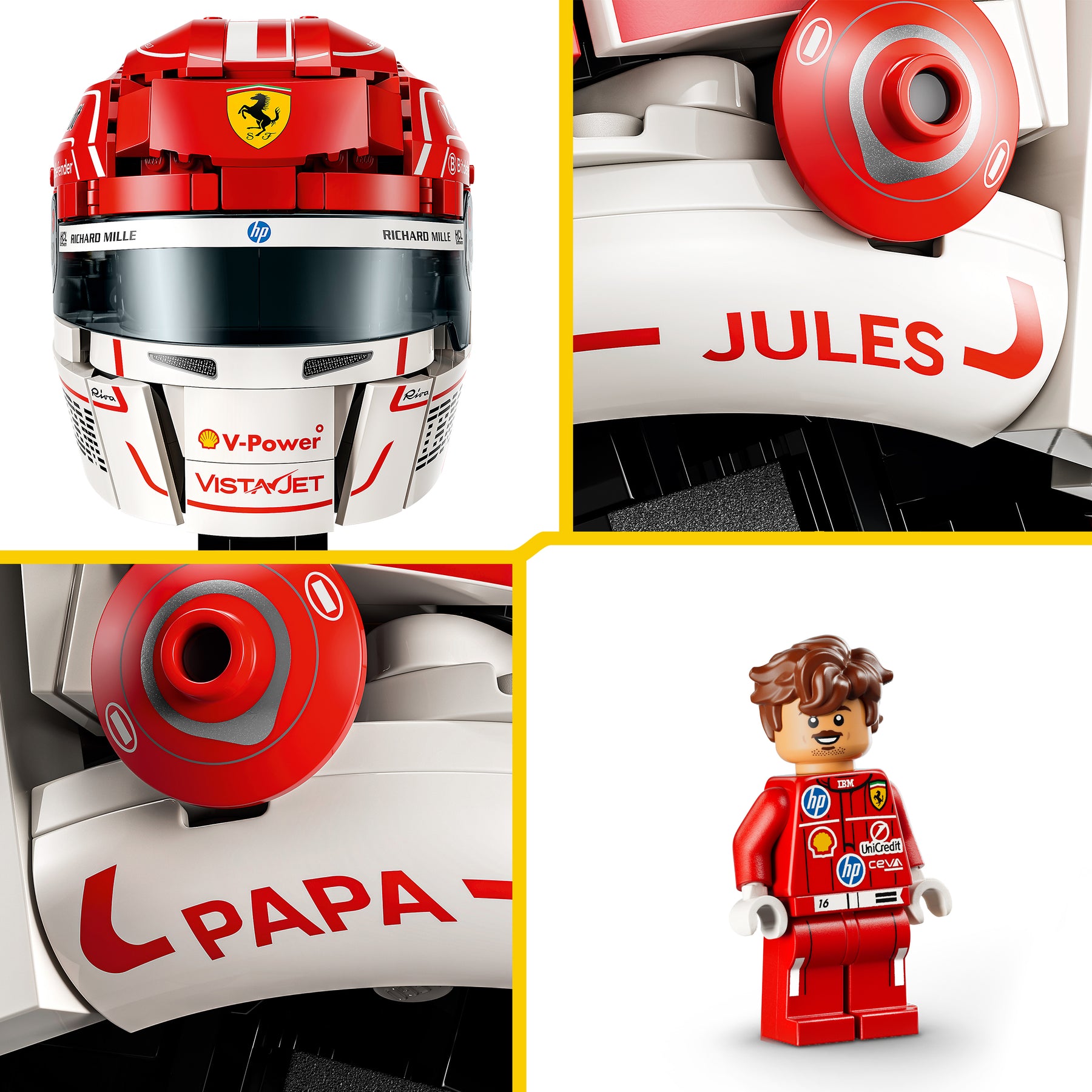 Scuderia Ferrari HP: Casco de Charles Leclerc