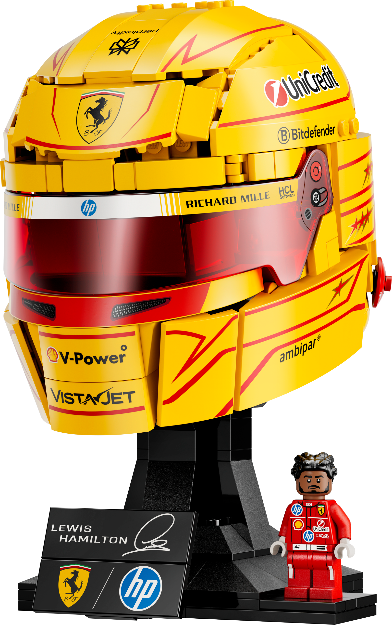 Scuderia Ferrari HP: Casco de Lewis Hamilton