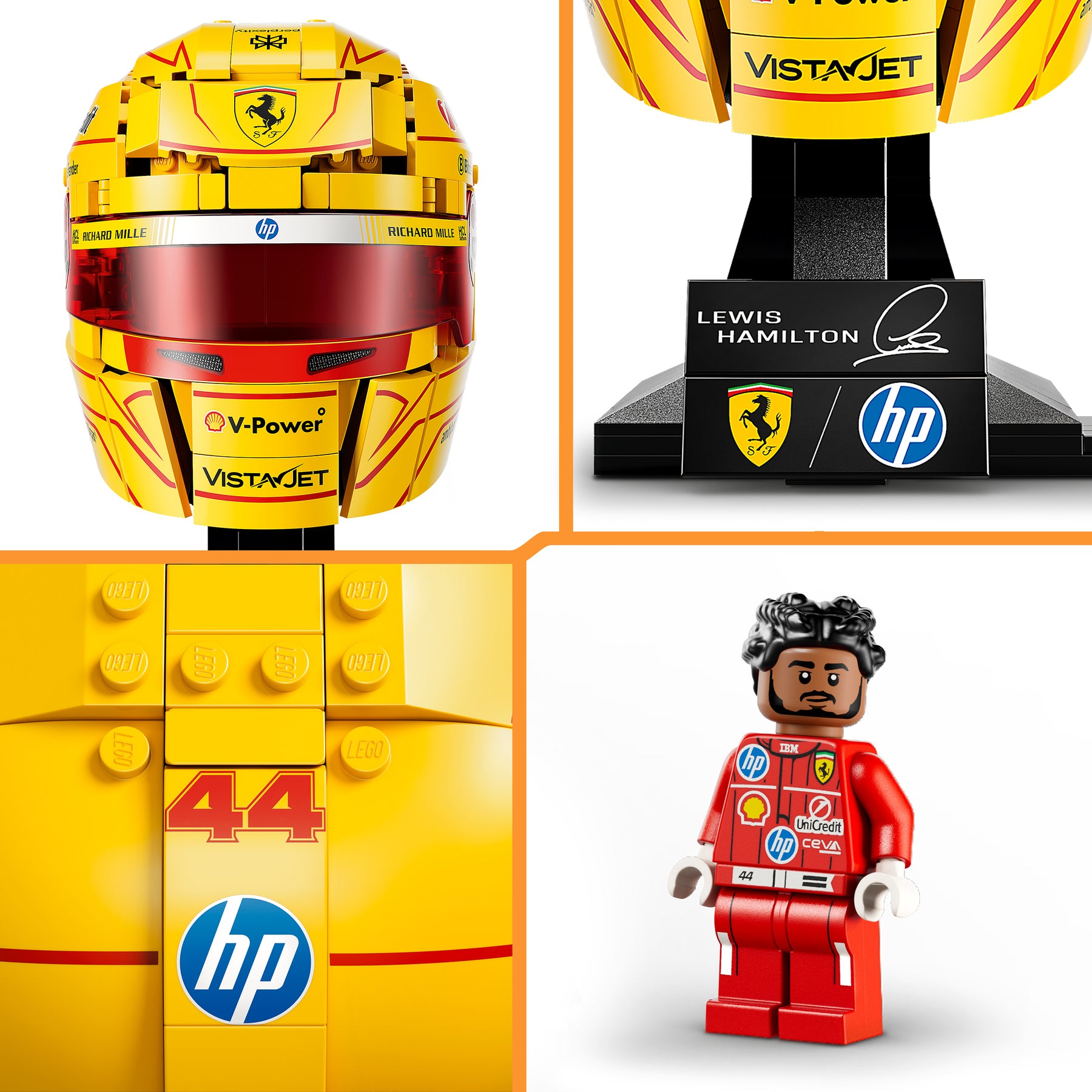 Scuderia Ferrari HP: Casco de Lewis Hamilton