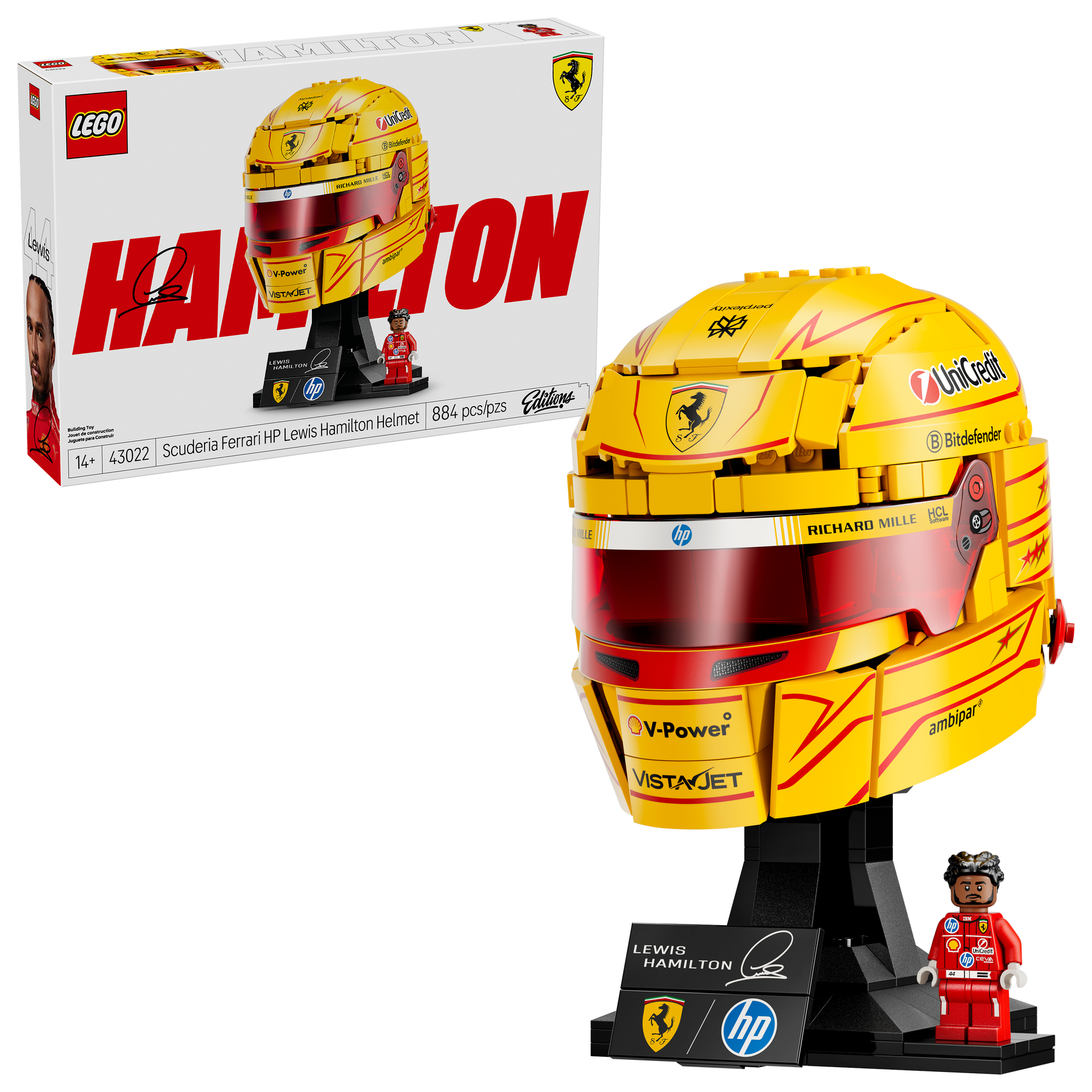 Scuderia Ferrari HP: Casco de Lewis Hamilton