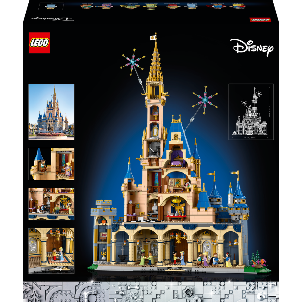 Lego del castillo de disney hotsell