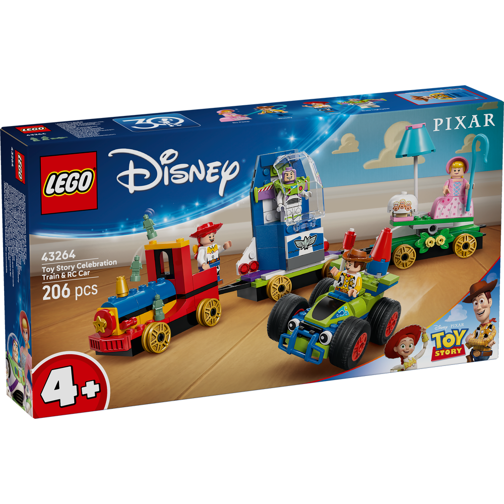 Tren de Celebración de Toy Story y Coche RC