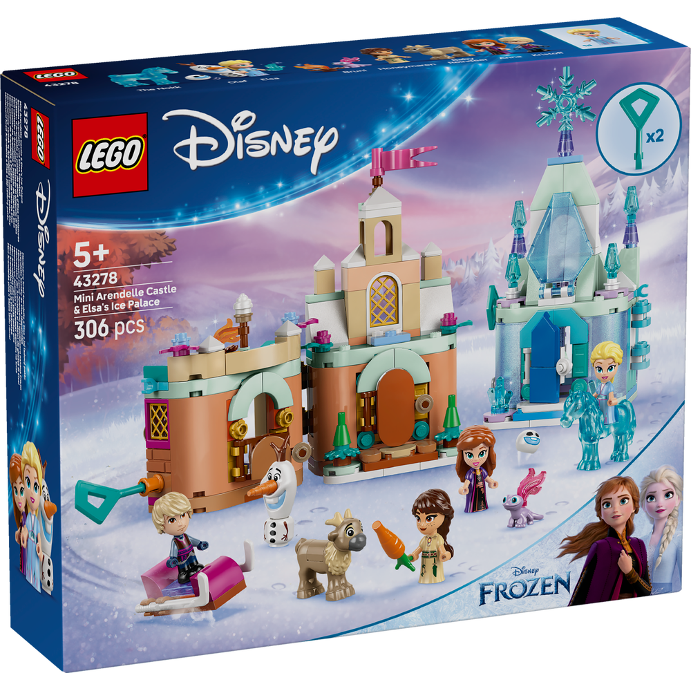 Mini Castillo de Arendelle y Palacio de Hielo de Elsa